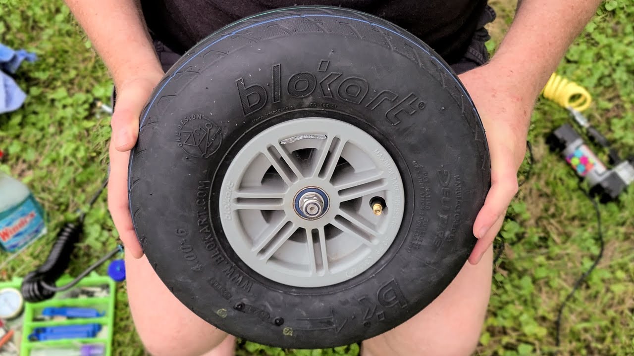 Mounting the new tubless blokart® Tires YouTube