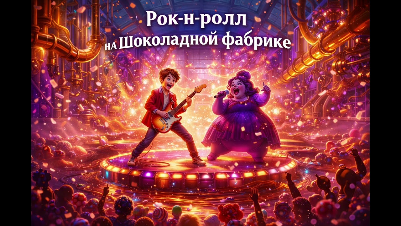 Рок-н-ролл на шоколадной фабрике 🍫🎸 | Чарли и Виолетта — песня о прошлом и будущем | Musical Rock
