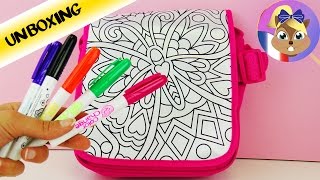 Sac à bricoler soi-même | Color me mine | Super besace colorée à colorier | Unboxing