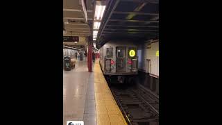 Mta R62A B Train Departing Brooklyn Bridge City Hall Station