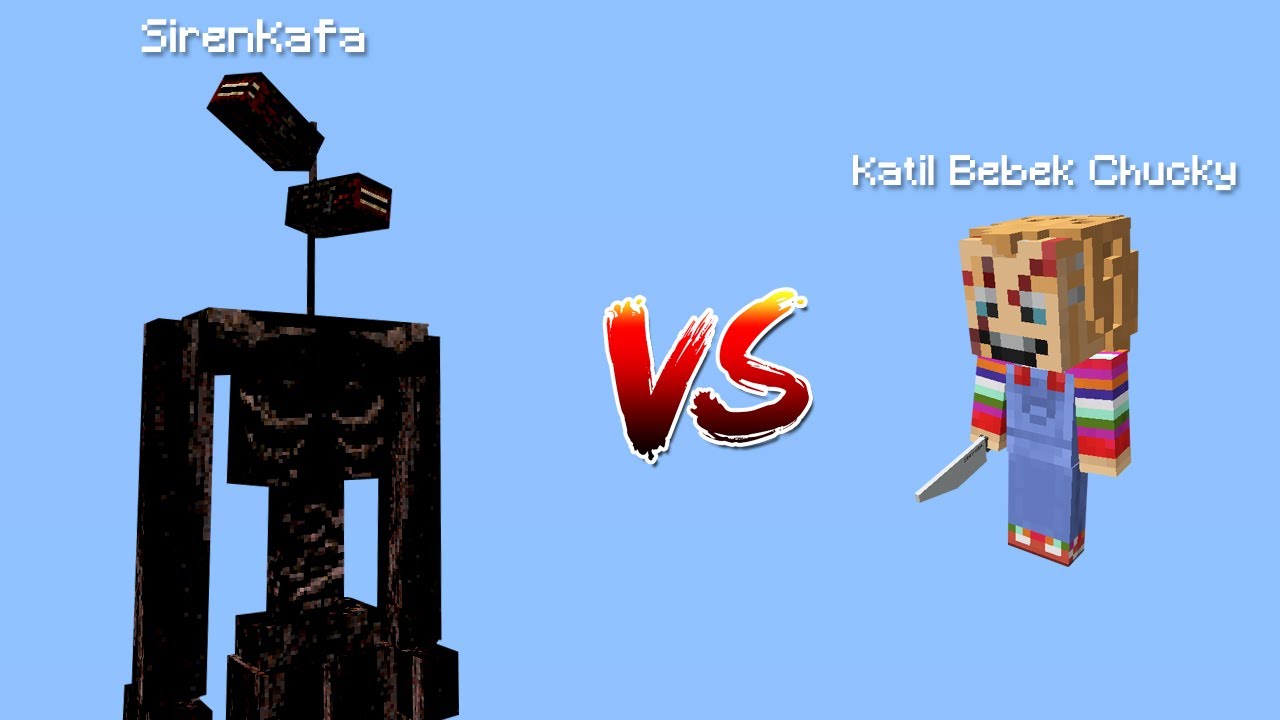 SREN KAFA VS KATL BEBEK CHUCKY BYK SAVA   Minecraft