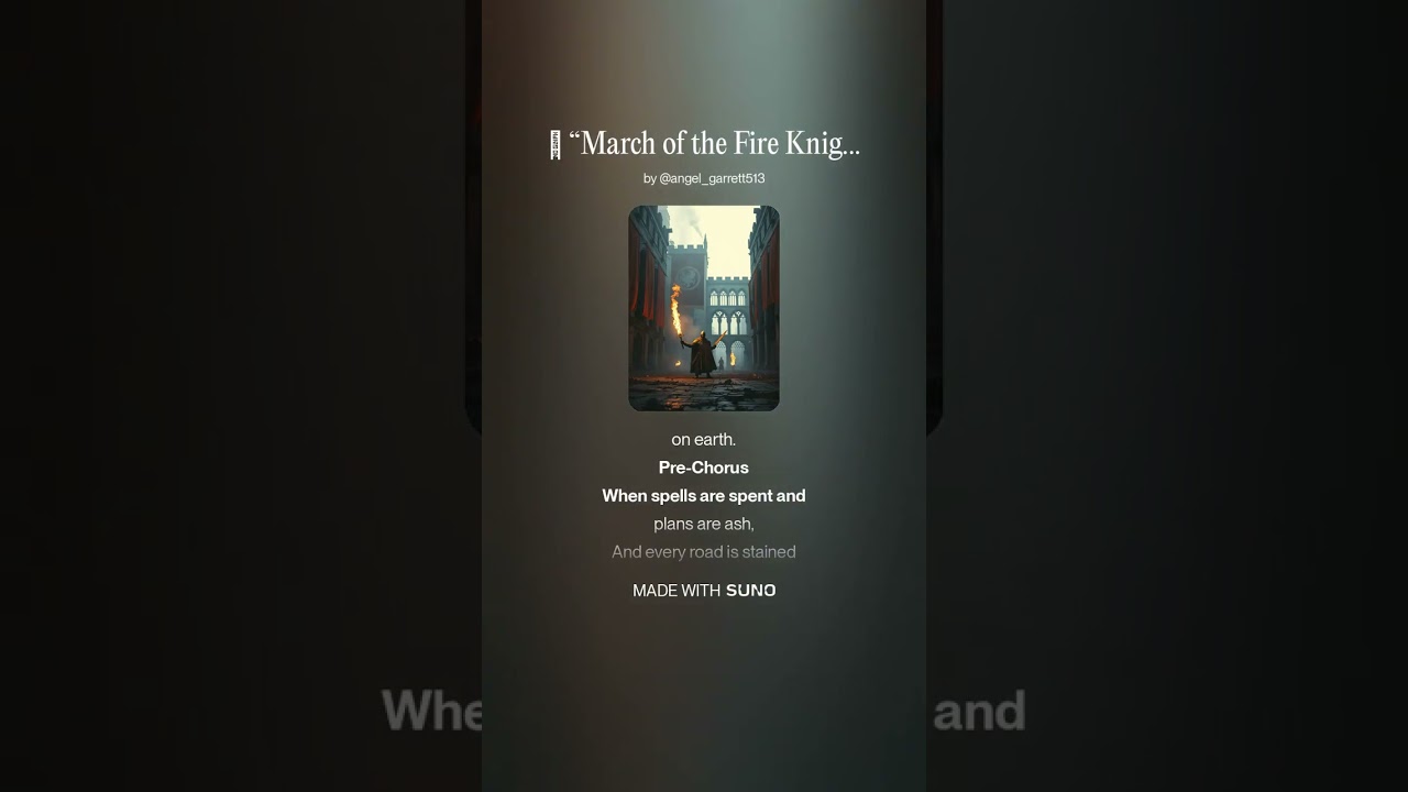 🔥 “March of the Fire Knight” 🔥