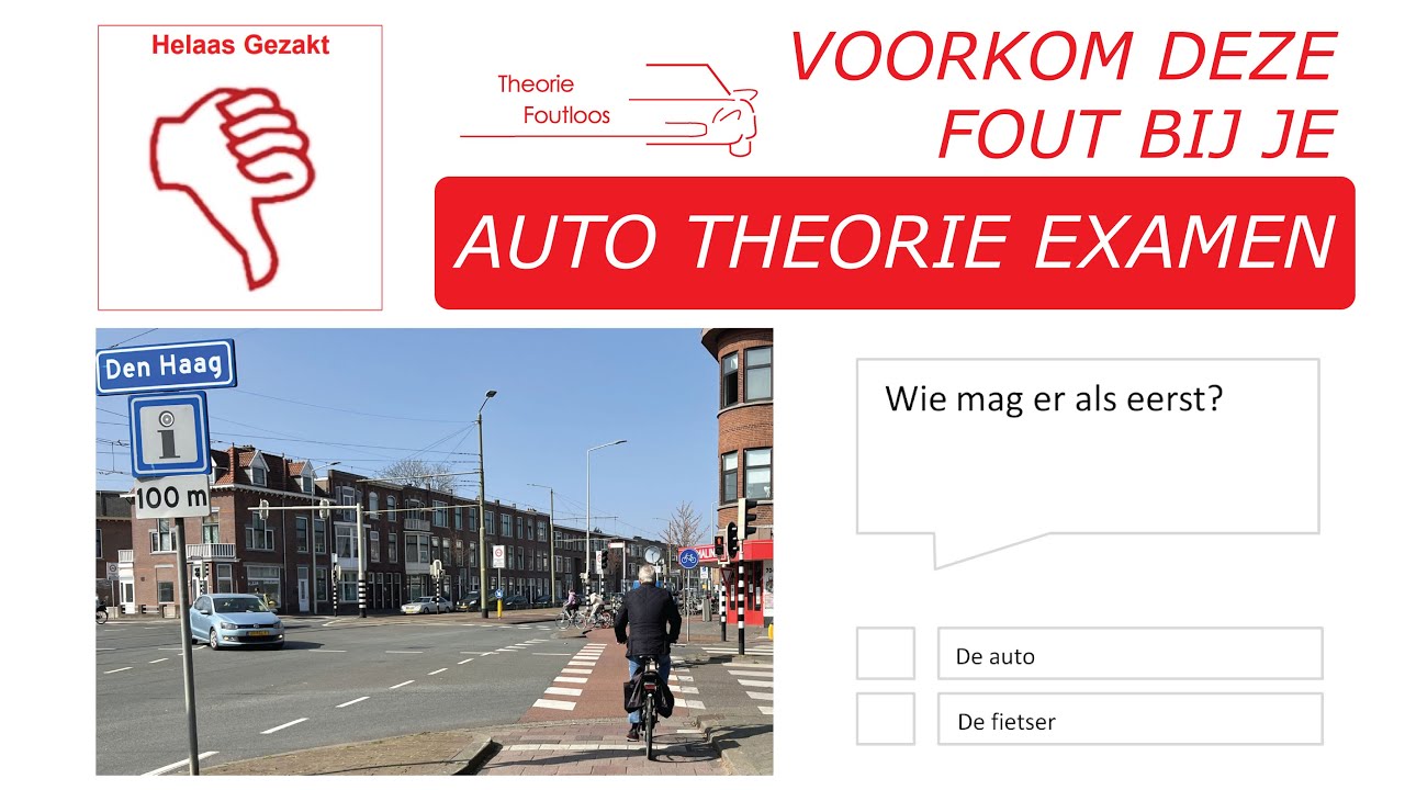 Auto theorie examen juli 2023