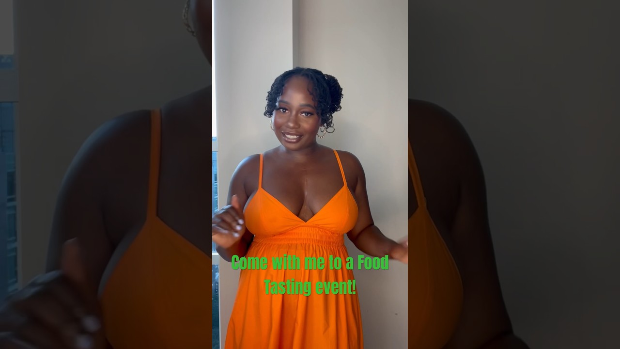 Come with me to a food tasting event!