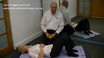 All Care Physio - Trigger Point Ball - Release of Glutes