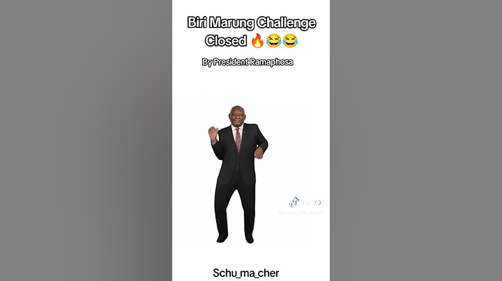 Biri Marung dance challenge by the President 🔥😤 #amapiano