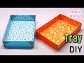 Origami Tray, Paper Box DIY (Tutorial, How to)