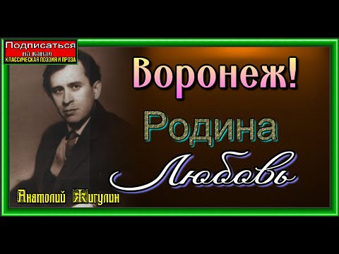 Воронеж!  Родина  Любовь  Анатолий Жигулин   читает Павел Беседин