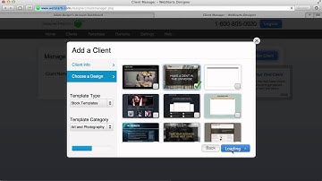 How To Create A Client In The WebStarts Designer Platform