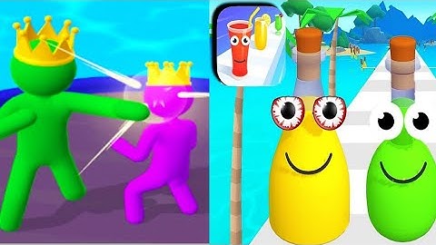 ✅ Giant Rush 🆚 Juice Run Gameplay iOS, Android Video Pro Walkthrough Mobile Game All Level IMZXKH