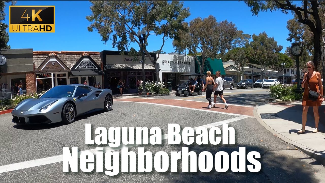 Laguna Beach Neighborhoods - Top of the World - 4K Driving Tour