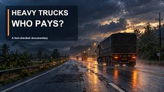 A flat maximum fine for overloading. Damage that rises with the fourth power of the load.