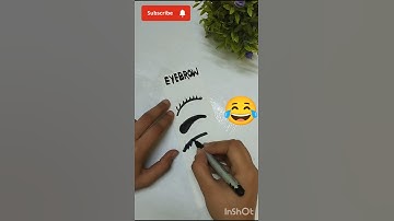 Drawing Tutorial of eyebrows😨😱#shortsviral#shorts #short#shortsfeed #shortsvideo #viralshort #viral