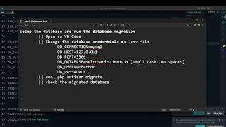 [3] Configuring the Database & Running Migrations