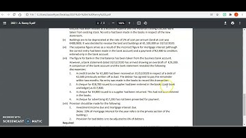 2021 - A. Kenny - Adjustment (vii) – Bank Statement