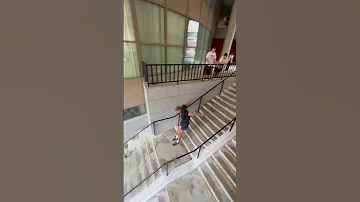 Fastest Way To Get Down A Staircase Parkour Jump Impact Stairs Boston 