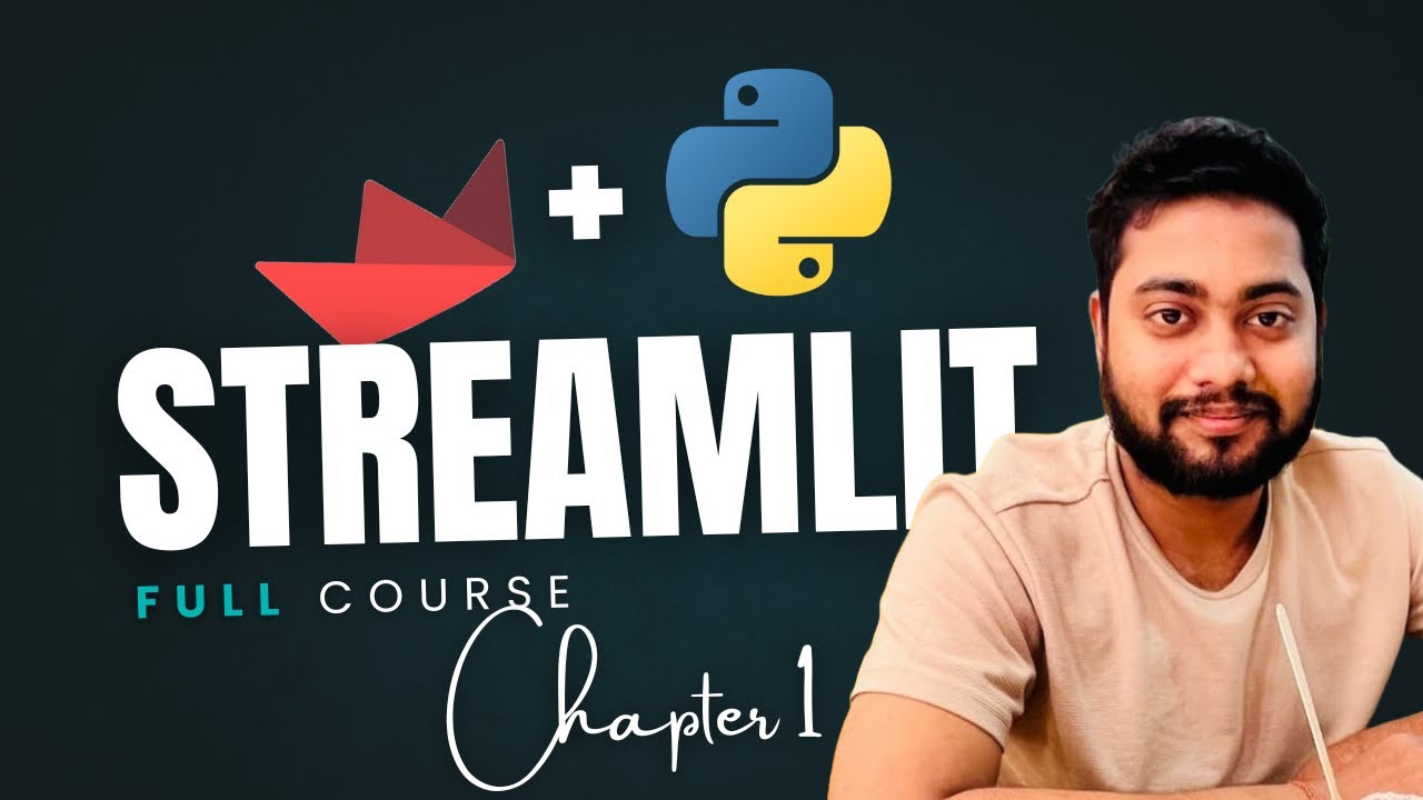 Complete Streamlit Tutorial in Hindi – The Only Guide You’ll Ever Need ...