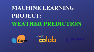 Weather Prediction with Machine Learning  - Scikit-learn, Pandas