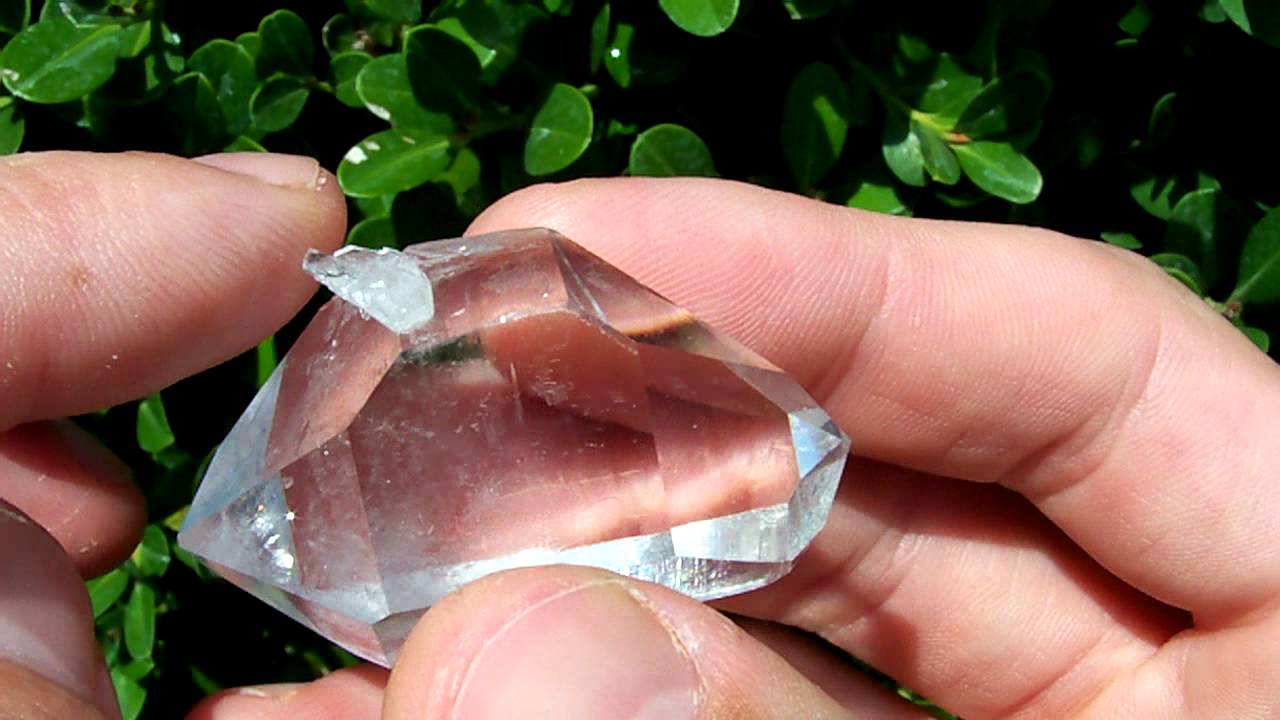 Arkansas Mineral - Completely Natural Arkimer Diamond Quartz Crystal DT Point