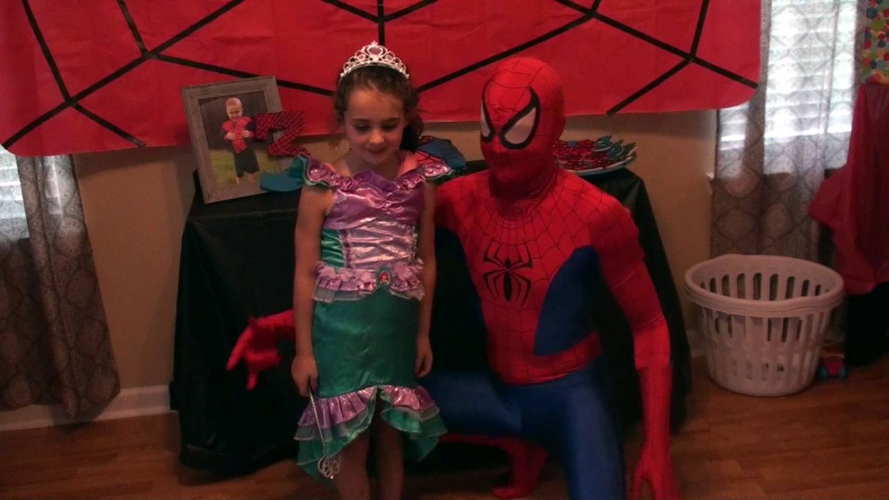 RHETT'S THIRD BIRTHDAY PARTY (SPIDERMAN VISIT)
