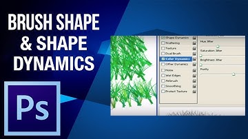 Photoshop Tutorial | Learn About Brush Shape and Color Shape Dynamics In Photoshop | Digital Teacher