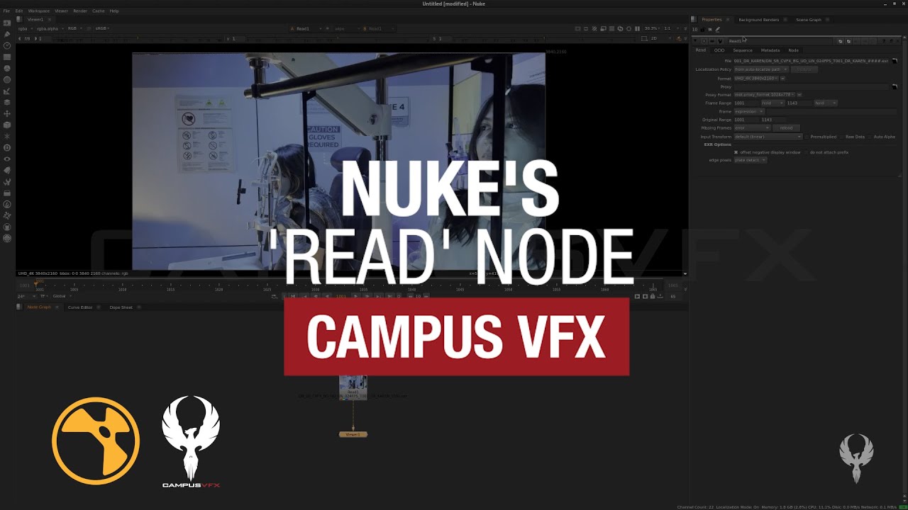 Compositing for beginners tutorial: Nuke's Read Node (4/9) | Campus VFX