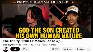 TRINITARIAN: GOD THE SON CREATED JESUS CHRIST 😂💀 @ondaythree.od3 #Bible #God