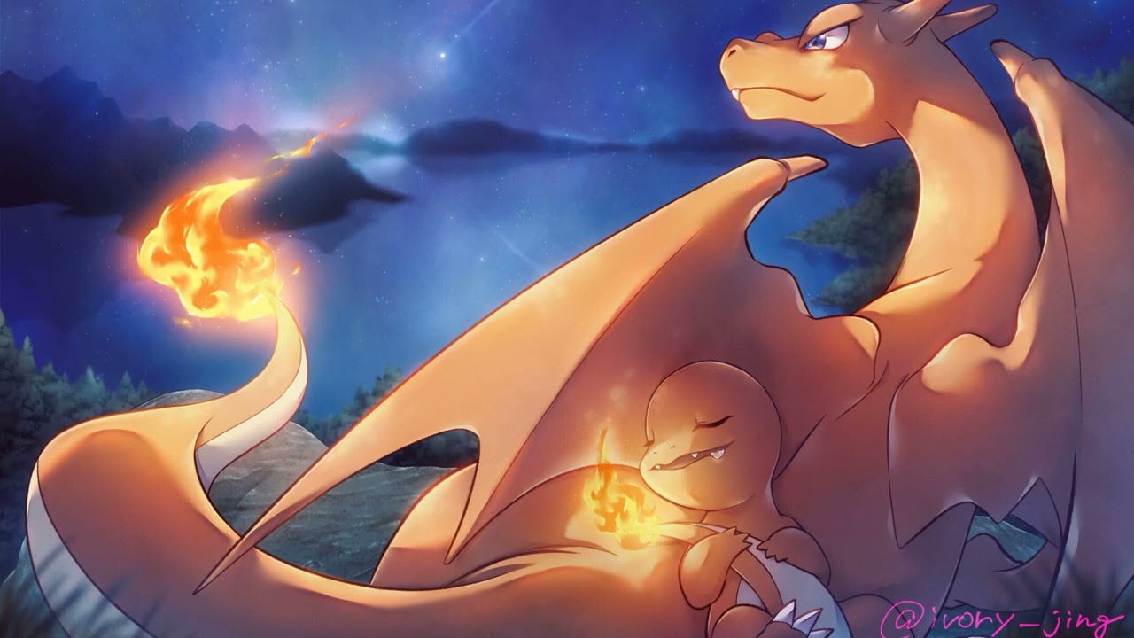 Relaxing Music with Pokemon - Charizard