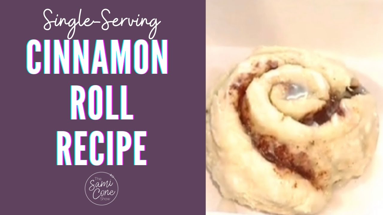 Single-Serving Cinnamon Roll Recipe with Chef Laura Lee (Holistic Chef- Recipes for an Aching Heart)
