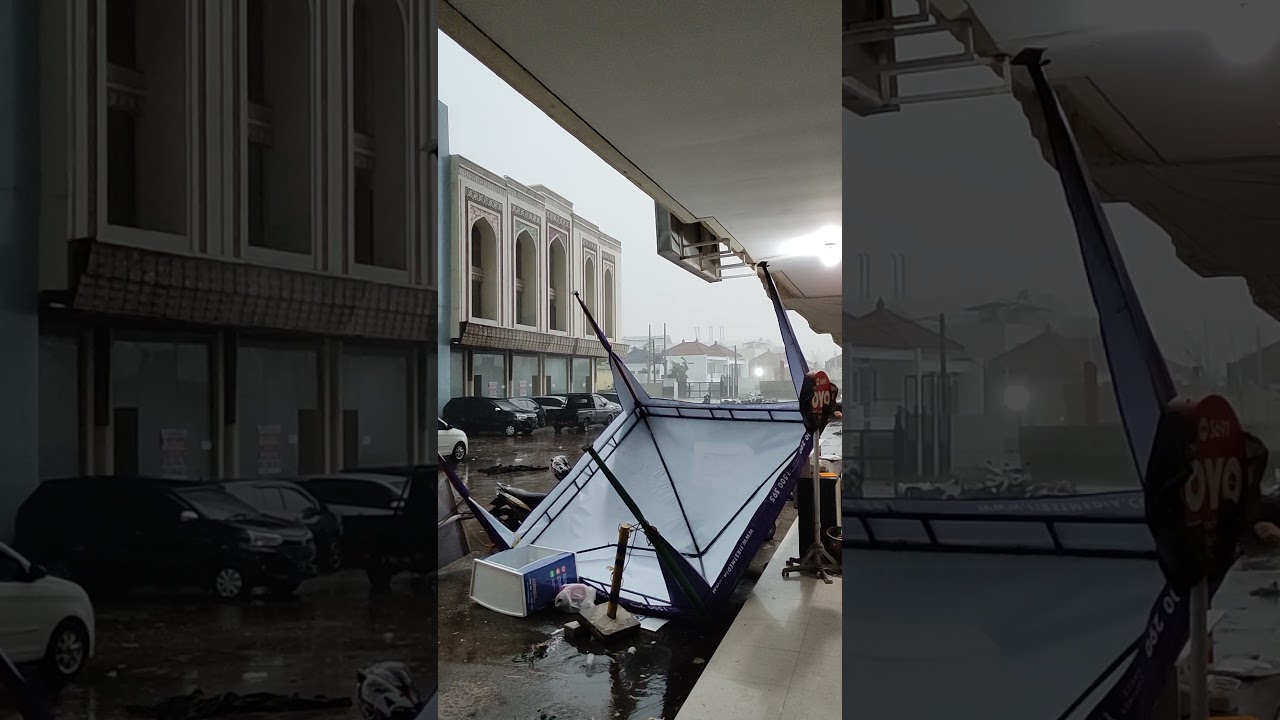 hujan badai di depok