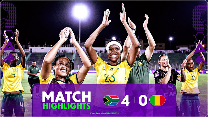 South Africa 4-0 Mali Match Highlights l TotalEnergies WAFCON 2024 l Matchday 3
