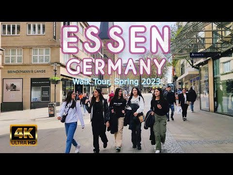 Essen, Germany 🇩🇪 | Travel Video | Walking Tour | 4k UHD