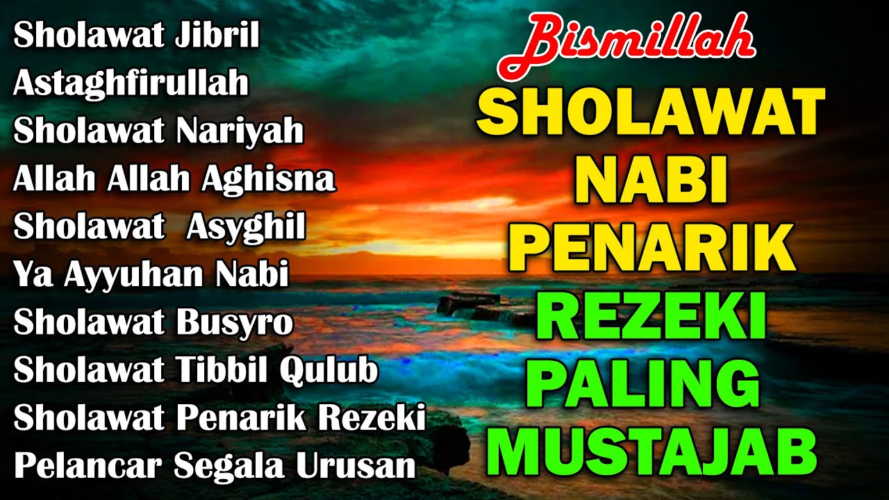 SHOLAWAT NABI PENARIK REZEKI PALING MUSTAJAB | Sholawat Jibril, Nariyah | SHOLAWAT TERBARU 2025