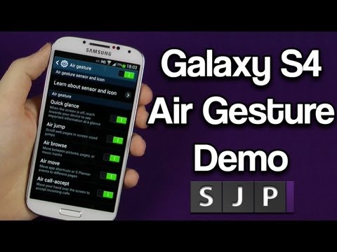 Samsung Galaxy S4 Air Gestures