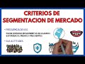 Criterios de Segmentación de Mercado | Economía de la Empresa 2º Bachillerato 73#