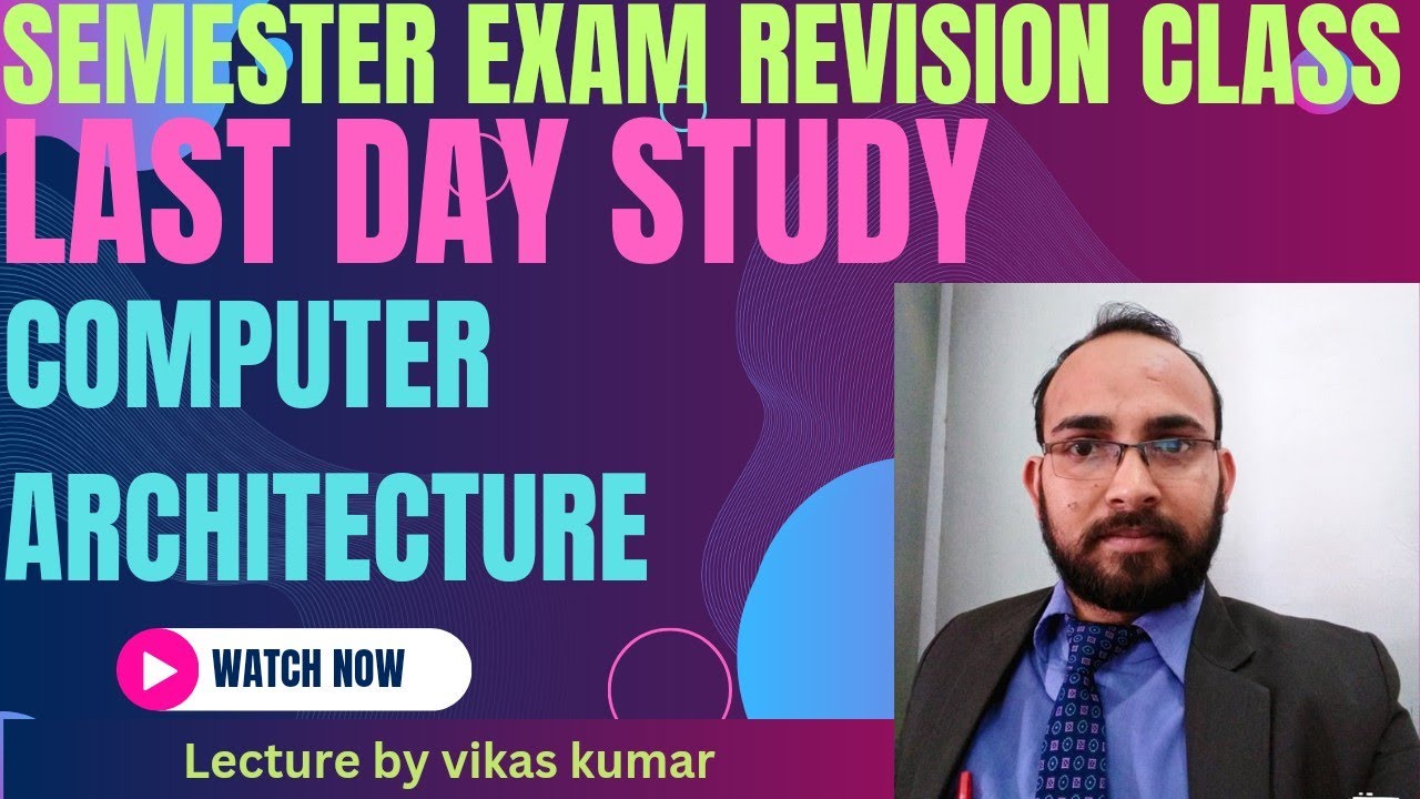 BCA Revision class on Computer Architecture Unit 2| COA topic ...