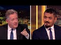 Do you look at me as the muslim basher  piers morgan vs dilly hussain  boycottpiersmorgan