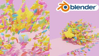 Blender Short Animation | Stars Explosion | Geometry Nodes & Rigid Body News
