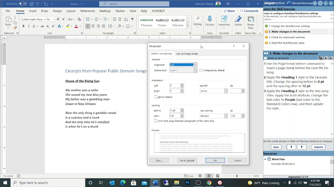 Word Expert Lesson 2d Managing Document Versions
