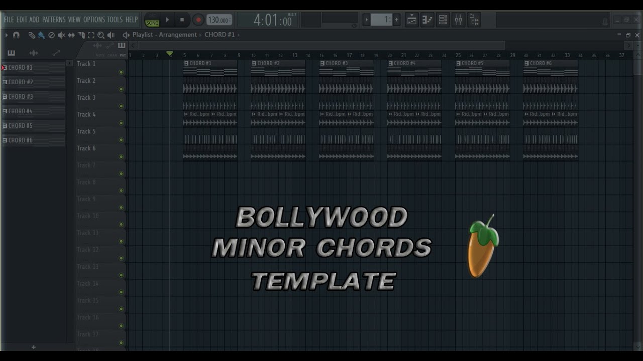 BOLLYWOOD MINOR CHORDS TEMPLATE | FL STUDIO | FREE DOWNLOAD