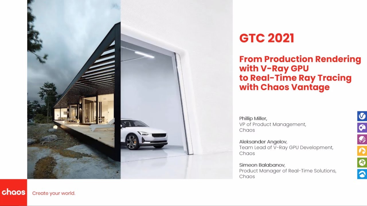 GTC 2021 From Production Rendering With V Ray GPU To Real Time Ray Tracing With Chaos Vantage 