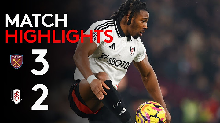 HIGHLIGHTS | West Ham 3-2 Fulham | Unbeaten Run Comes To An End ☹️