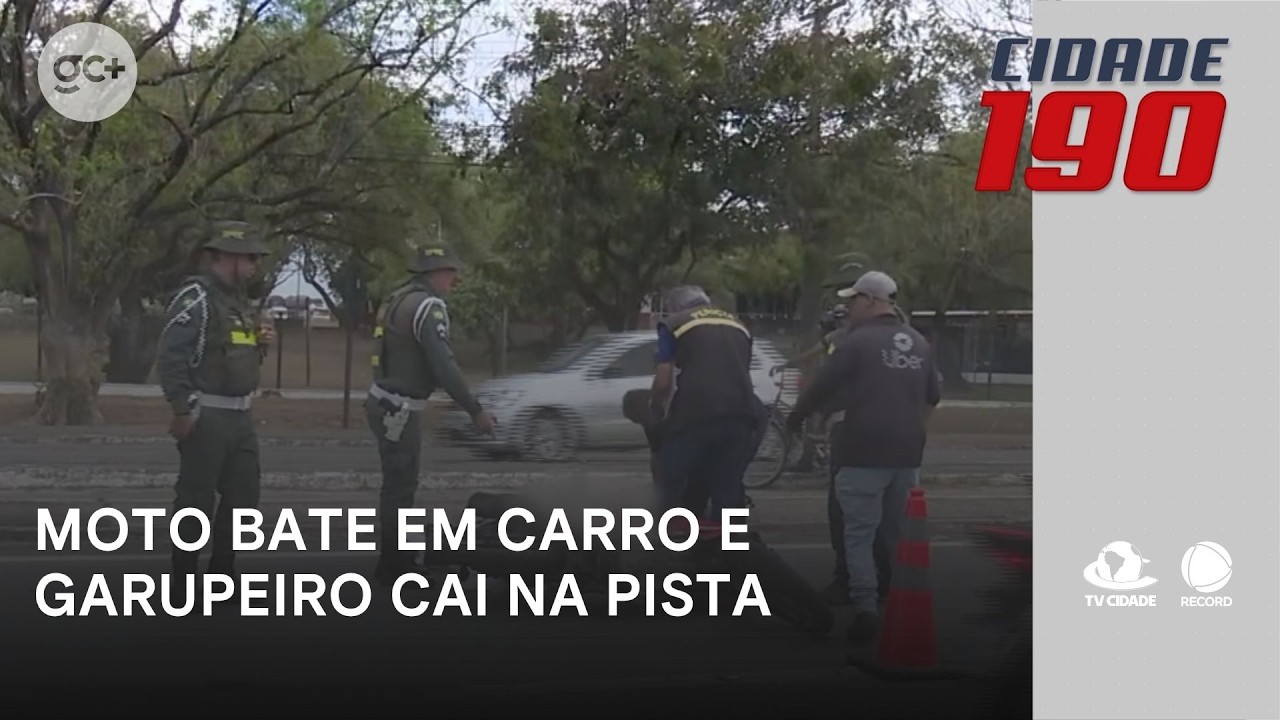 Moto bate em traseira de carro, garupeiro cai, é atropelado por outra moto e morre | Cidade 190