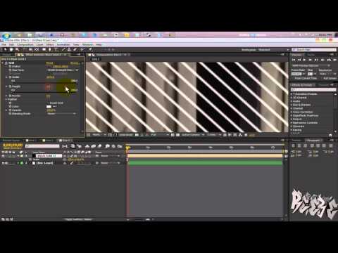 AE Tutorial - Scan Lines.
