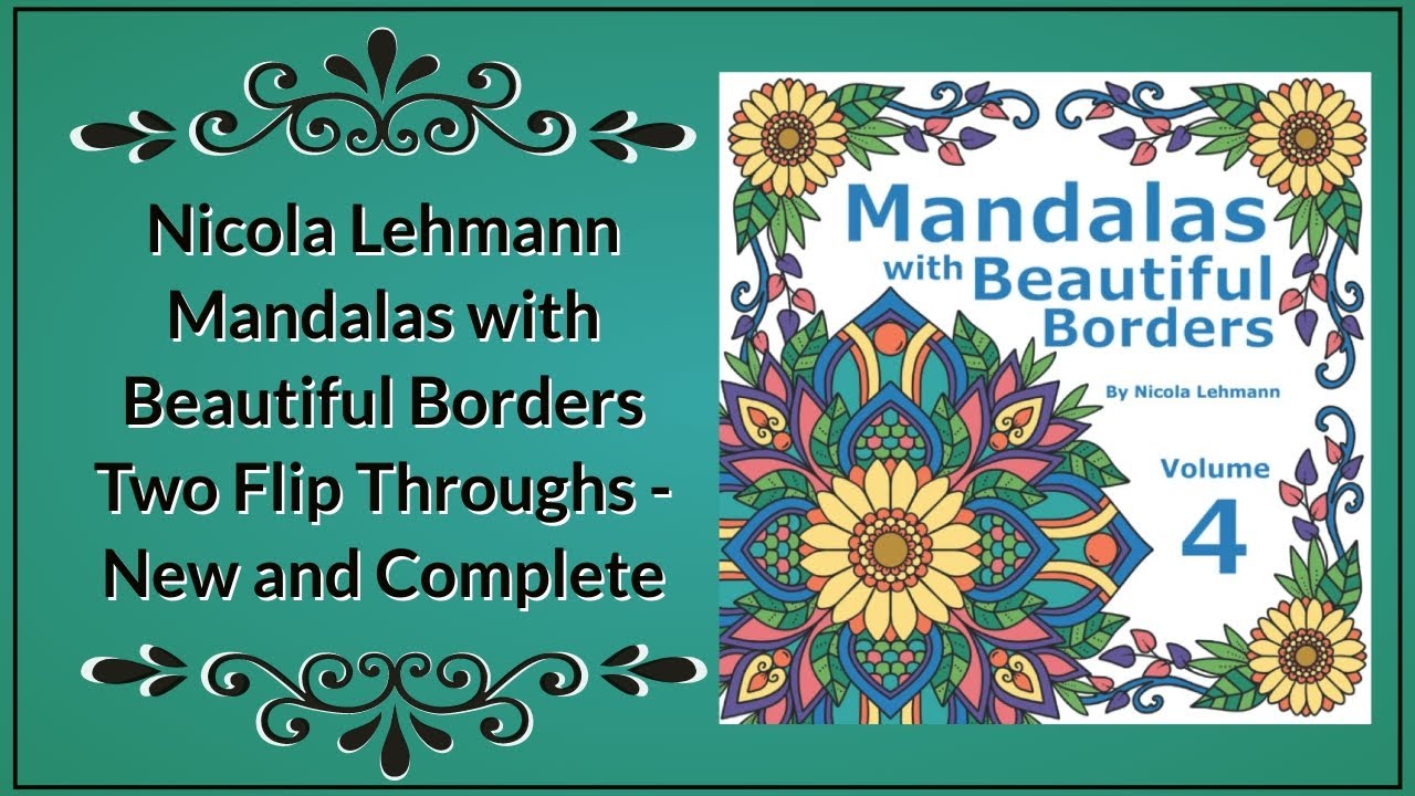 Nicola Lehmann Mandalas with Beautiful Borders Vol 4 - New and ...