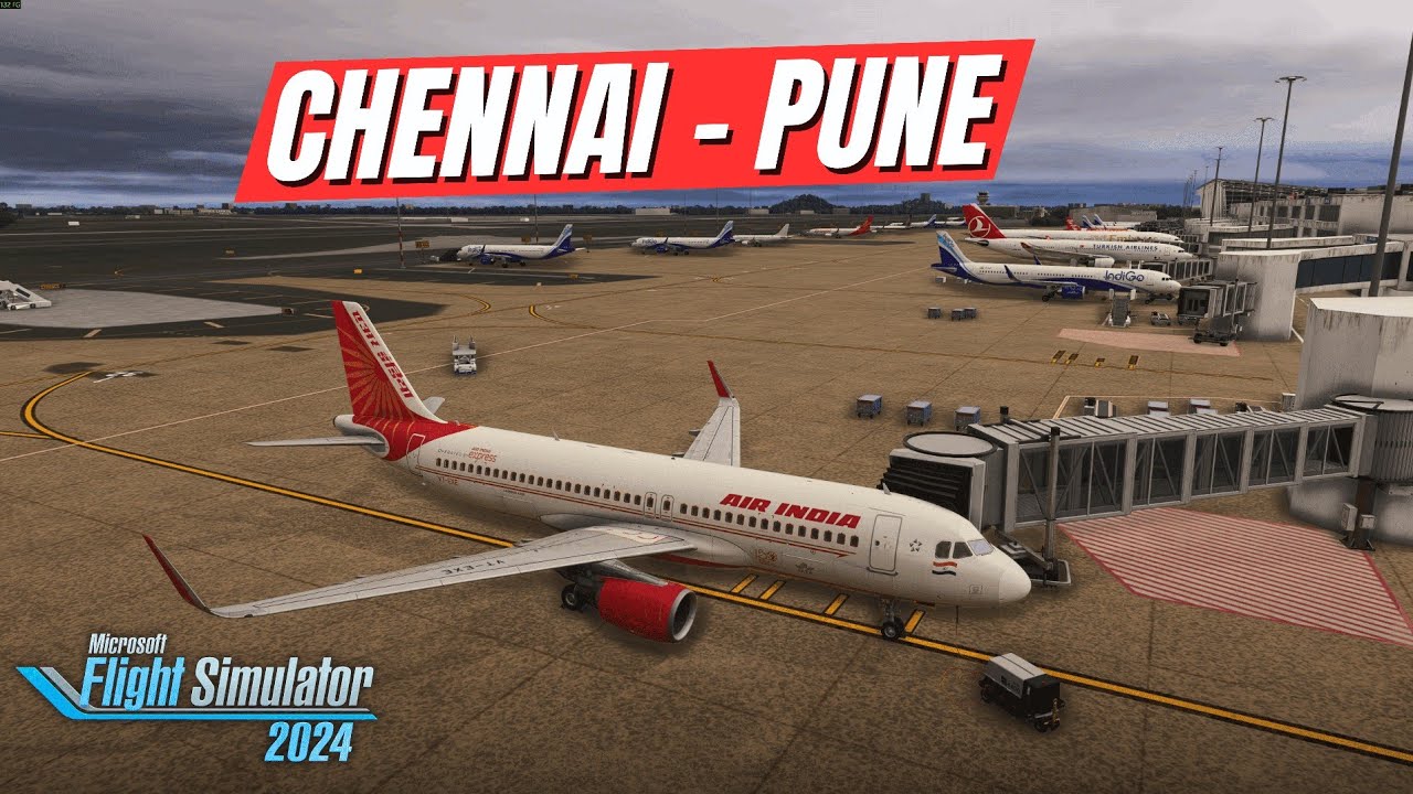 Recreating My Last Real Flight | Chennai to Pune Air India Express A320 | VATSIM | MSFS 2024 Live