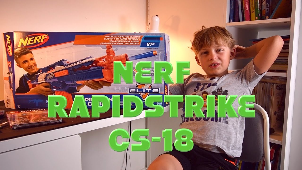 Nerf / Nerf Gun / Rapidstrike CS 18 / unboxing - YouTube