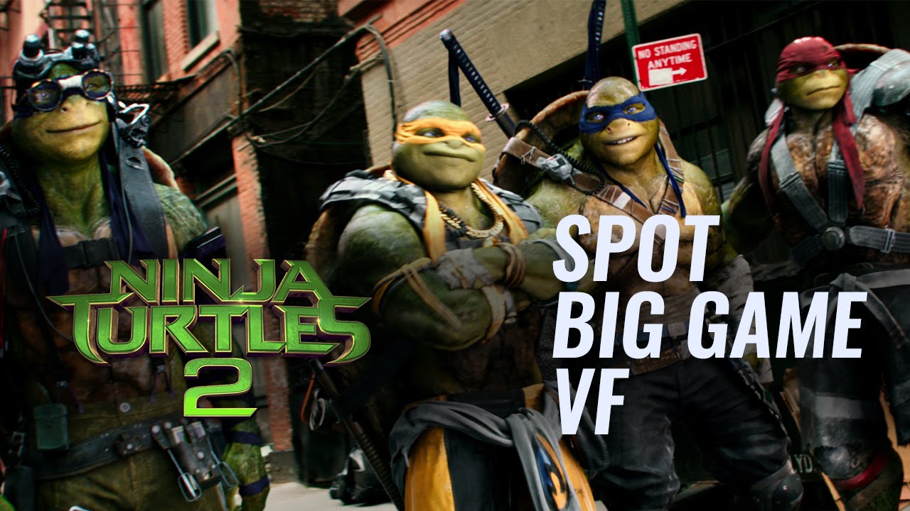 NINJA TURTLES 2 - Spot Big Game (VF) - YouTube