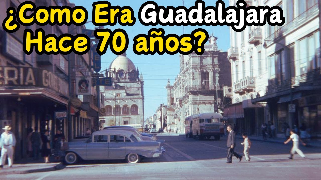 Así era Guadalajara en 1950: una joya del pasado mexicano