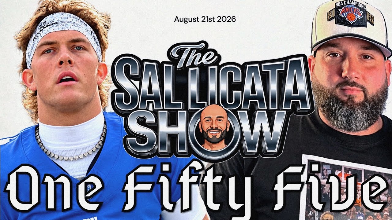 The Sal Licata Show Episode 155- Pudgyboyzsportstalk joins the show to preview the Giants Season